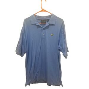 Masters Collection Polo Sz L Blue Mens - Nice, tiny discoloration? unnoticeable